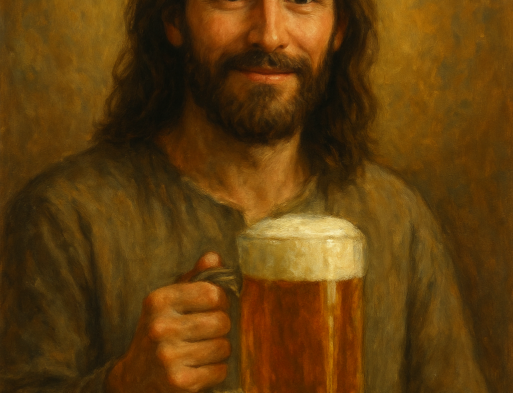 Auf ein Bier mit Jesus!