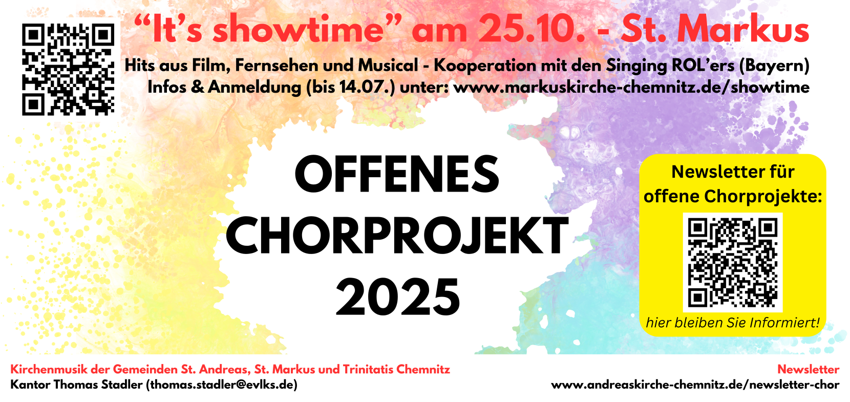Offenes Chorprojekt – „It’s Showtime“