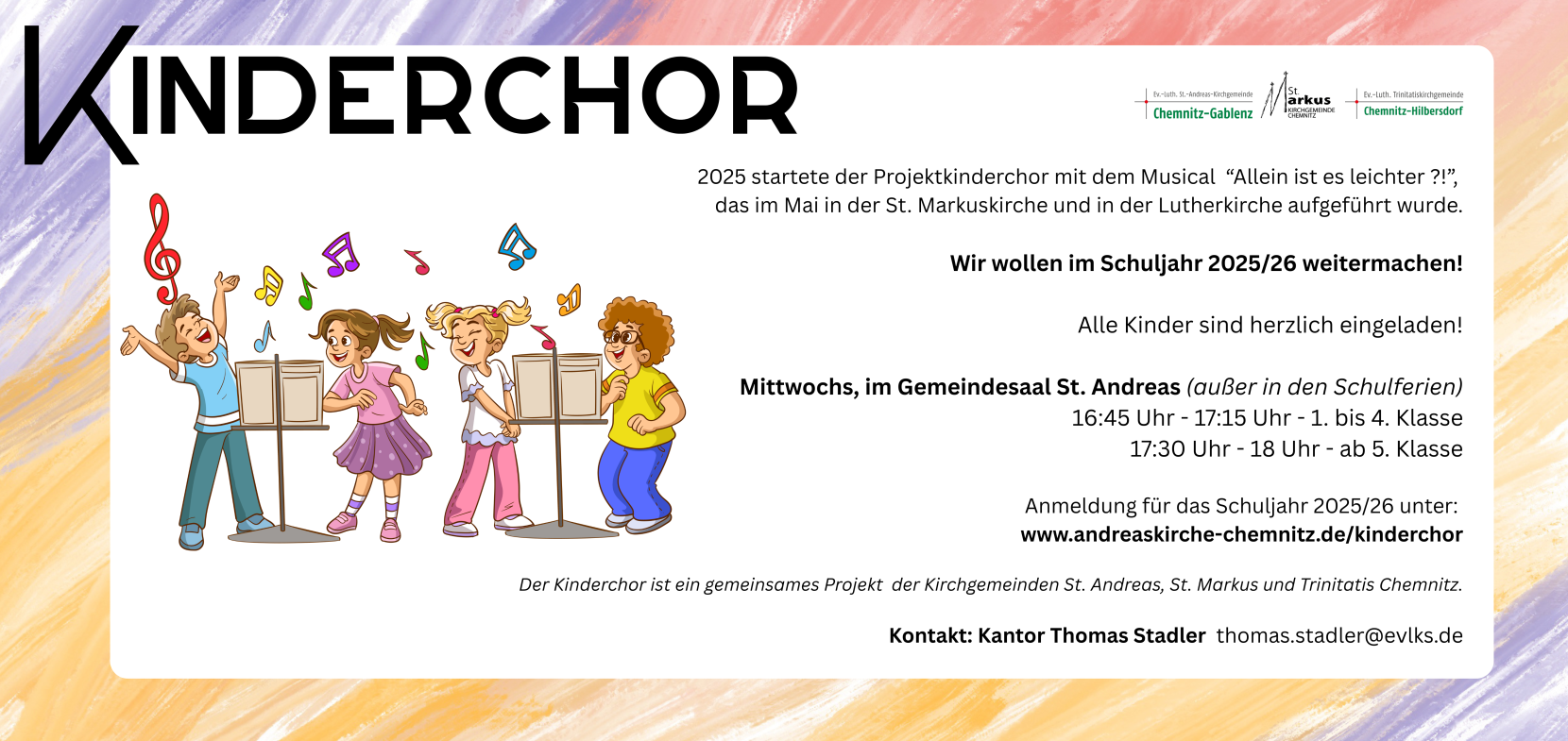 Kinderchor im Schuljahr 2025/26