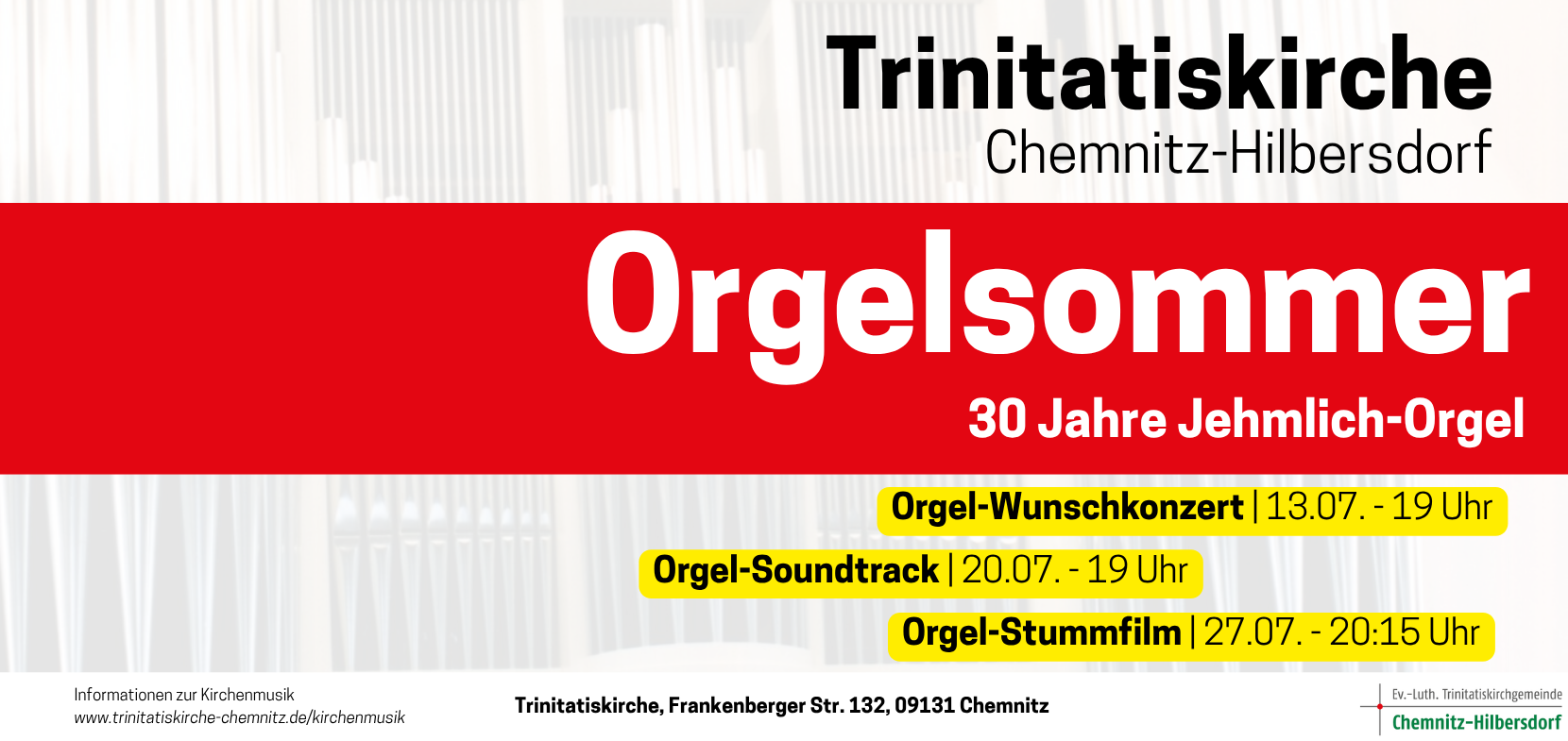 Orgelsommer Trinitatis